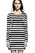 S-ZONE Women's Autumn Long Sleeve T-shirt Dress