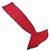 yashidali Wearable Mermaid Tail Blanket Crochet, All Seasons Warm Knitted Bed Blankets Sofa Living Room Quilt for Kids and Adults, Fish-Scales Pattern, 70.9