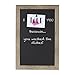 DesignOvation Beatrice Framed Magnetic Chalkboard, 18x27, Rustic Brown