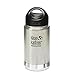 Klean Kanteen 12-Ounce Wide Insulated Stainless Steel Bottle With Loop Cap