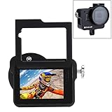 PULUZ for GoPro Hero 7 Black New Hero (2018) GoPro Hero 6/5 CNC Aluminum Alloy Housing Shell Case Protective Cage with Insurance Frame & 52mm UV Lens (Black)