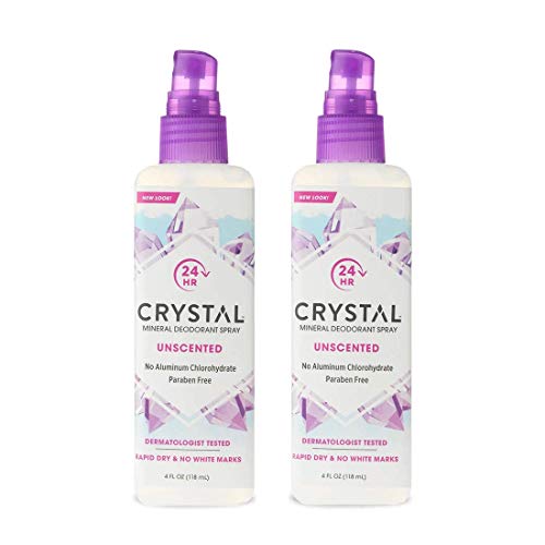 Crystal™ Mineral Deodorant Spray Unscented Body Deodorant With 24