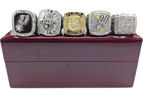 Years In Set Spurs Championship Rings Trophy Prize Display