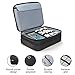 Electronics Organizer, Vivefox Double Layer Travel Bag Accessories Cable Organizer for Cords, USB Cable, SD Cards, Hard Drive, Power Bank, E-Book Kindle, iPad and More (Large, Black)