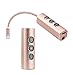 Lightning to 3.5mm Headphone Jack Adapter - ALIWELL Lightning to 3.5mm Headphone Jack Adapter for Iphone 7 & Iphone 7 plus with Charging Port (Rose gold)