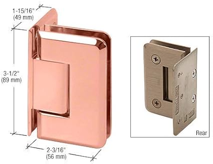 Big Discount C R Laurence P1n044bn Crl Brushed Nickel Pinnacle 044 Series Wall Mount Offset Back Plate Hinge Save 60 Discount Loumarronie Com