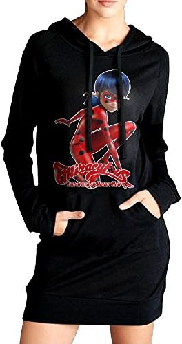 Elegant Miraculous Ladybug Hoodie Drawstring Ladies For Winter