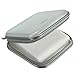 MECO(TM) 40 Dics CD/VCD/DVD Case Storage Organizer Wallet Holder Album Box (Silver)