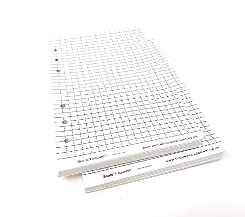 Limitless Equipment StormPaper: Weatherproof, Waterproof, Loose Leaf Paper & Refill for Nyrex TAMS Binders and notepads. (200 Pages)