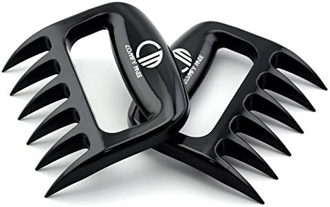 Comfy Mee BBQ Meat Claws, Pulled Pork Shredder Claws, Barbecue Meat Shredding Forks (Pack of 2)