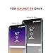 Samsung S8 Glass Screen Protector SGIN, [2Pack Black]Highest Quality Premium Tempered Glass Anti-Scratch, Clear High Definition (HD) Screen Film for Samsung Galaxy S8(Full Screen Coverage)