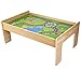 Pidoko Kids Train Table, Natural - Perfect Toy Gift Set for Boys & Girls - Activity Table That is Compatible with All Major Brand Train Sets and Tracks