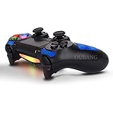 PlayStation 4 DualShock 4 Controller - OUBANG PS4 Controller Wireless Remote Control with Sixaxis (Sapphire)