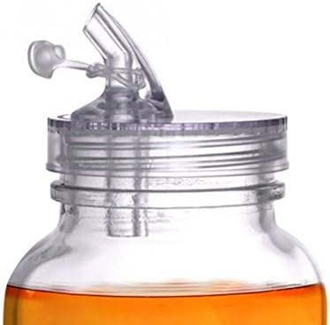 (1) Plastic Mason Jar Pour Spout for Dressings, Spirits, Cocktails &amp; More