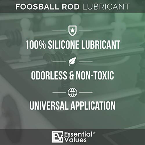 Essential Values Foosball Rod Lubricant Authentic Foosball Silicone