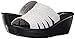 Skechers Cali Women's Parallel-Milk And Honey Wedge Sandal,White/Silver,7.5 M US