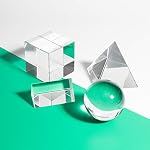 Gonioa-4-Pack-K9-Optical-Crystal-Photography-Prism-Set-Including-50mm-Crystal-Cube-50mm-Triangular-Prism-50mm-Crystal-Ball-60mm-Optical-Pyramid-for-Science-Physics-and-Teaching-Photo-Photography