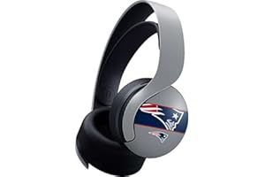 Skinit Decal Gaming Skin Compatible with Pulse 3D Wireless Headset for PS5 - Officially Licensed NFL New England Patriots Zone Block Design