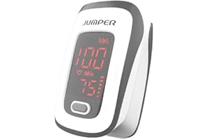 Pulse Oximeter, Fingertip Blood Oxygen Saturation Monitor for Spo2 and Heart Rate Fast Reading with LED Display, Finger Pulse