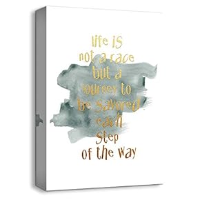 Canvas Wall Art Abstract Geometric Free Life Painting Artwork for Home Prints Framed - 12x18 inches
