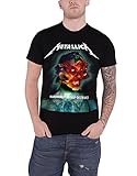 Metallica T Shirt Hardwired Album Cover Band Logo Official Mens Black