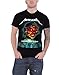 Metallica T Shirt Hardwired Album Cover Band Logo Official Mens Black