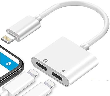2020 純正版 Iphone イヤホン 変換 ケーブル Lightning 充電 同時 二股接続ケーブル ライトニング アダプタ 通話可能 音楽調節 アップル純正品素材やチップを採用 Iphonexs Xs Max Xr 8 8plus 7 7plus Ios11 12対応