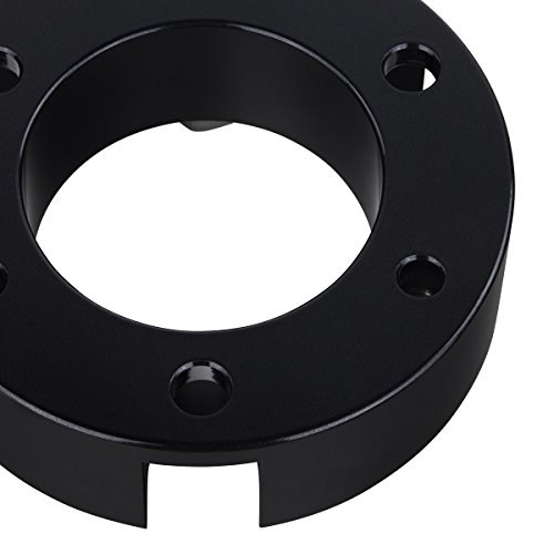 Supreme Suspensions - Front Leveling Kit for Toyota Tacoma 4Runner FJ Cruiser 3" Front Suspension Lift Aircraft Billet Strut Spacers 2WD 4WD (Black)