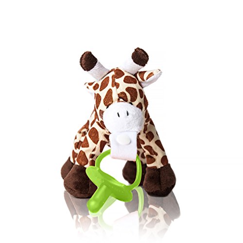 Supreme Baby Pacifier By CuddlesMe | Soft & Comfortable Plush Stuffed Cute Giraffe Toy | Detachable Easily Cleaned Silicone Pacifier BPA Free | For Newborns Infants & Toddlers