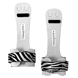Ginnasta USA Power Cuff Zebra Velcro Gymnastics Grips - Ladies Uneven Bars, 1 (5 3/4