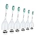 Genkent Replacement Toothbrush Heads Compatible With Philips Sonicare e Series Essence Xtreme Elite Advance cleancare (6-Pack)