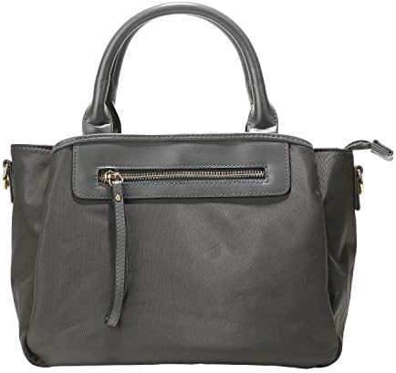KKXIU Women Handle Handbags Shoulder Pockets Zipper Purse Satchel Crossbody Nylon Bags