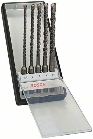 Bosch 2607019929 Assortiment De Forets Sds Plus 5 Pour Perforateur A 5 5 6 7 8 10 Mm 5 Pia Ces Amazon Fr Bricolage