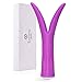 Louviva Multi-Function Vibrating Vibrator - G-spot Vaginal Clitoris Nipples Stimulation Dildo Massager - Rechargeable Waterproof Silicone Adult Sex Toys (Purple)