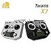 FrSky 2.4G Accst Taranis Q X7 16 Channels Transmitter Remote Controller Black Battery and Battery Trays Not Include