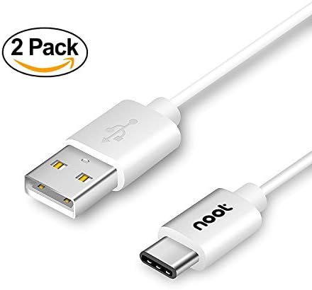 [2-Pack] Moto Z2 Force / Z2 Play / X4 / Moto Z / Z Droid / Z Force Droid / Z Play Droid Charger Cable Cord - noot products 3 ft USB Type C to A Fast Charging Cable