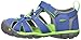KEEN Unisex Seacamp II CNX Sandal, True Blue/Jasmine Green, 11 M US Little Kid