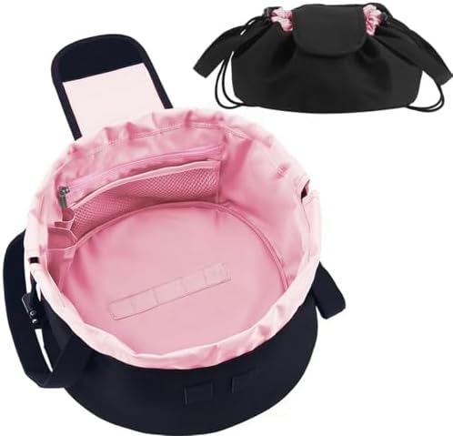 cinch top makeup travel bag Amazon.com: Jadyn Durable Cinch Top Makeup Organizer - Compact Travel  Makeup Bag - 7 Interior Pockets for Cosmetics - Drawstring Toiletry Travel  Bag for Women - 6L Storage Capacity