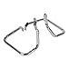 Ridgeyard Chrome Rear Saddlebag Case Guard Rail Crash Bar for Harley Softail FLST 2000-12 11 10 09 08