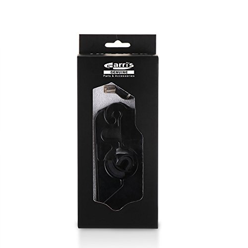 ALLOMN Motorcycle Grip Lock Security Throttle / Brake / Handlebar Locks One Push to Lock for Bike Scooter Moped ATV, Black