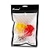 10pcs Replacement Durable Safe Plastic Wing Magnetic Darts Bullseye Target Game Toys (Red Yellow)