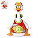 HOMOFY Goose Baby Dancing Hip Hop Swing 6 Months up, Super Fun EQ Development Educational Toys Flexible Walking/Light/Music