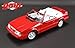 1: 18 GMP 1992 Ford Mustang LX Convertible - Vibrant Red with White Interior - Ford Feature Edition (GMP-18822)
