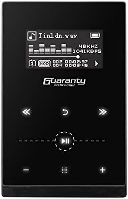 Guaranty Hi-res Lossless Audio MP3 Music Hifi Player with Zinc Alloy Body and Touch Screen Interface (16 GB built in, Micro SD Card Supports to 64GB)