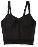 Exquisite Form Women's Longline  Bra 5107532, Black, 40C