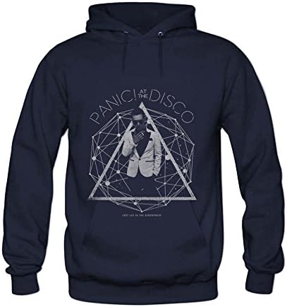 Womens Panic At The Disco Hoody Sweatshirt XXL Navy