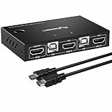 2 Ports KVM Switch HDMI, USB HDMI Switches for 2