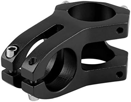 Zaiton Adjustable Bicycle MTB Bike Aluminum Short Handlebar Stem Riser Fixed 31.8mm (black)