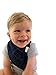 Bandana Baby Bib Set, 5-pack gift set, Soft and Absorbent Bibs for Boys and Girls, Baby Gift for Newborns, Organic Cotton by Finduq