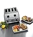 Waring Commercial WCT810 Heavy Duty Stainless Steel Bread and Bagel Combination 120-volt Toaster with 4 Slots